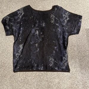 Danier Leather snake print top